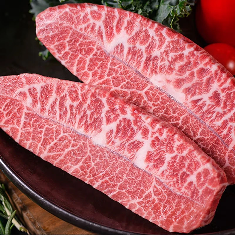原切牛排澳洲M8/M9和牛牡蛎肉雪花牛排500g 原切板腱三筋牛扒