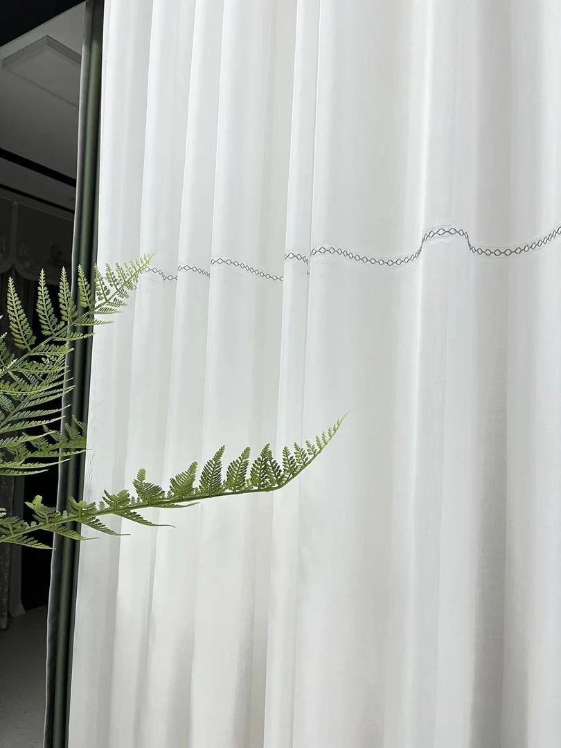 现货清仓 成品窗帘 窗纱改短费