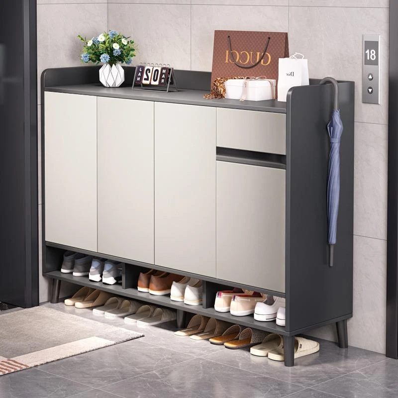 鞋柜家用门口收纳玄关柜入户楼道走廊客厅阳台简易鞋架鞋子储物柜