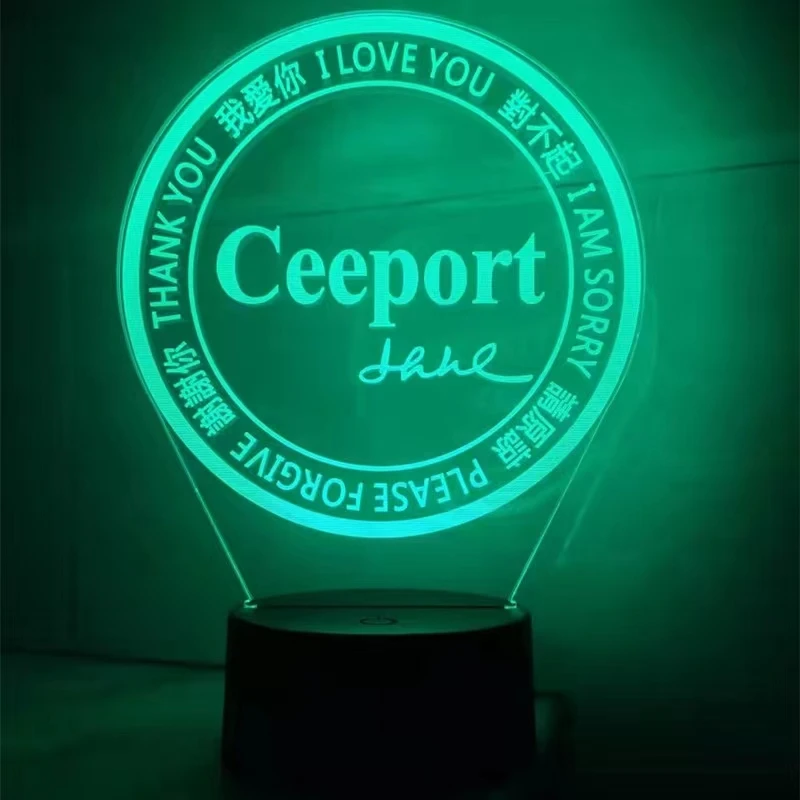 Ceeport能量清理灯四字清理灯彩色七色装饰灯创意灯饰