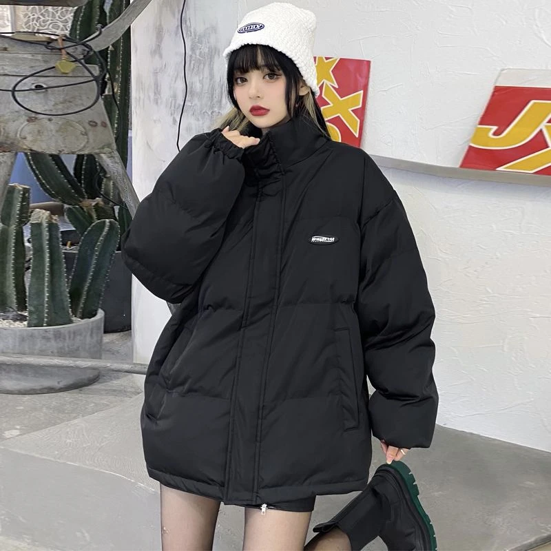 羽绒服女2023冬新款加厚面包服韩版棉袄宽松小个子ins棉衣