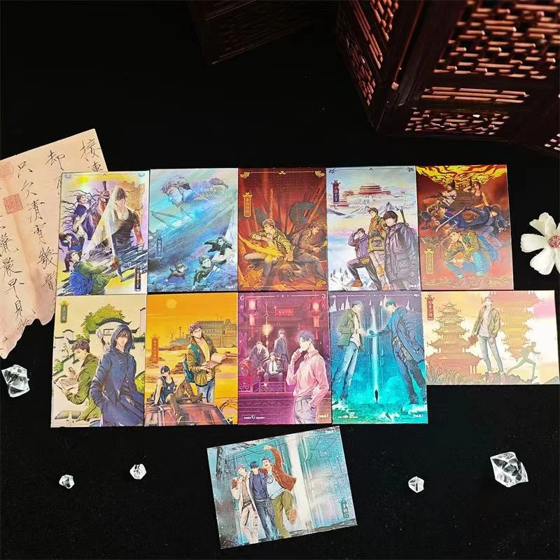 正版盗墓笔记名场面盲盒卡云顶天宫收藏卡张起灵吴邪动漫周边官谷