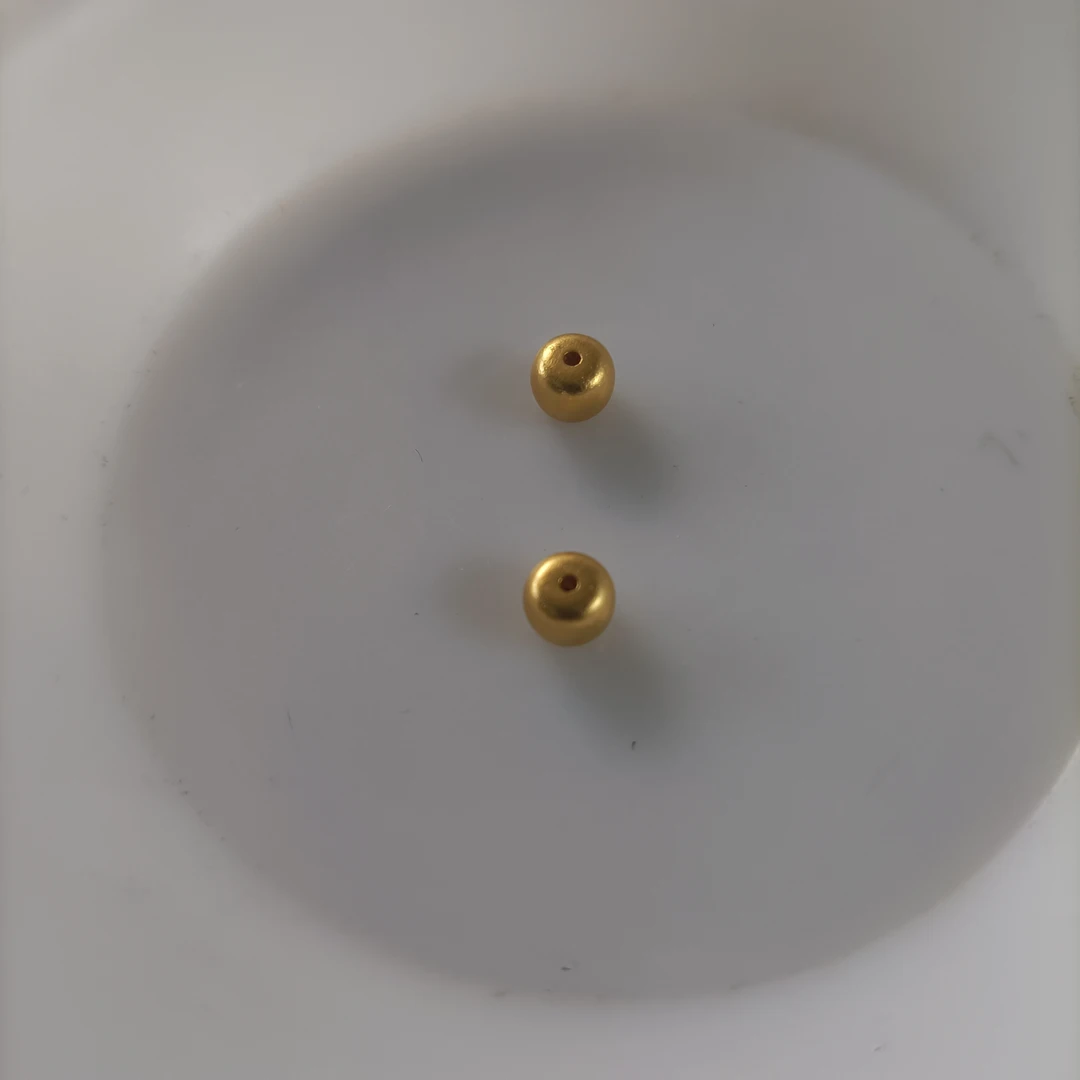 足金卡6素老型珠