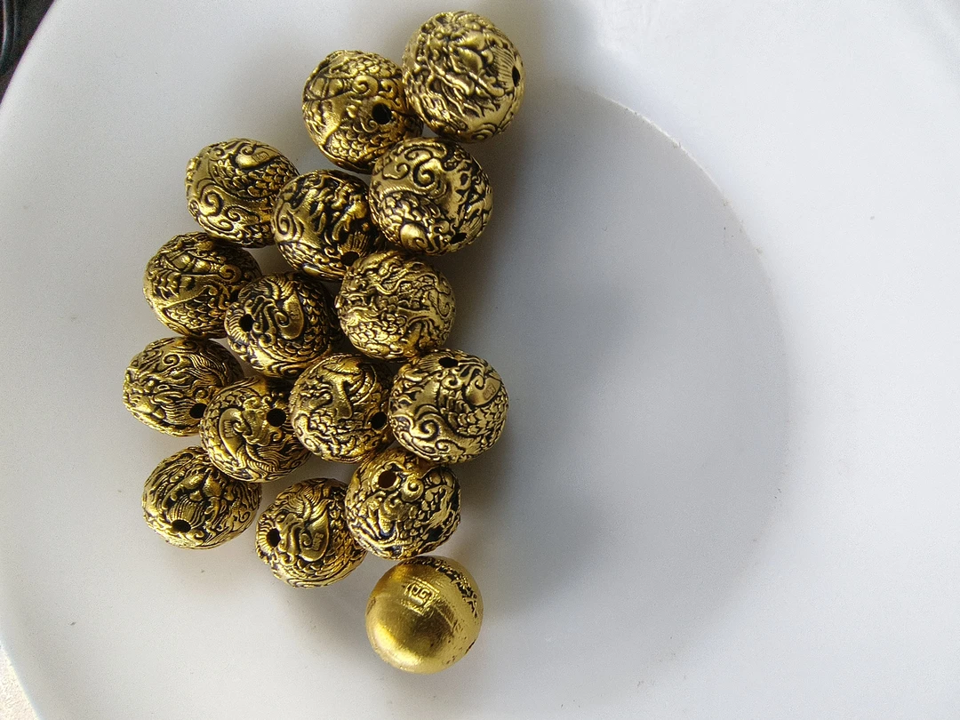 足金卡12龙珠文殊珠