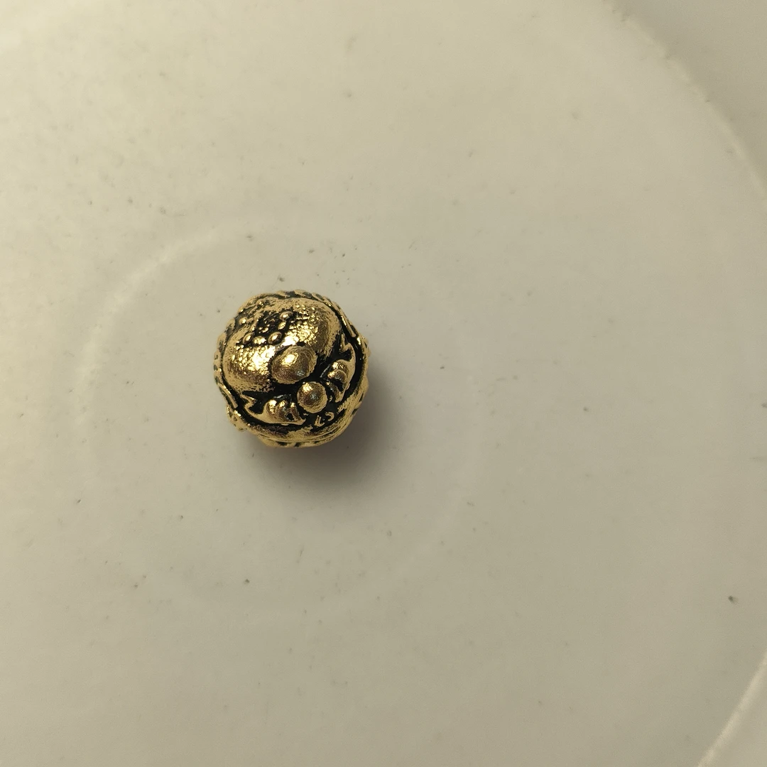 足金卡12金蟾圆珠文玩配饰（预售链接）