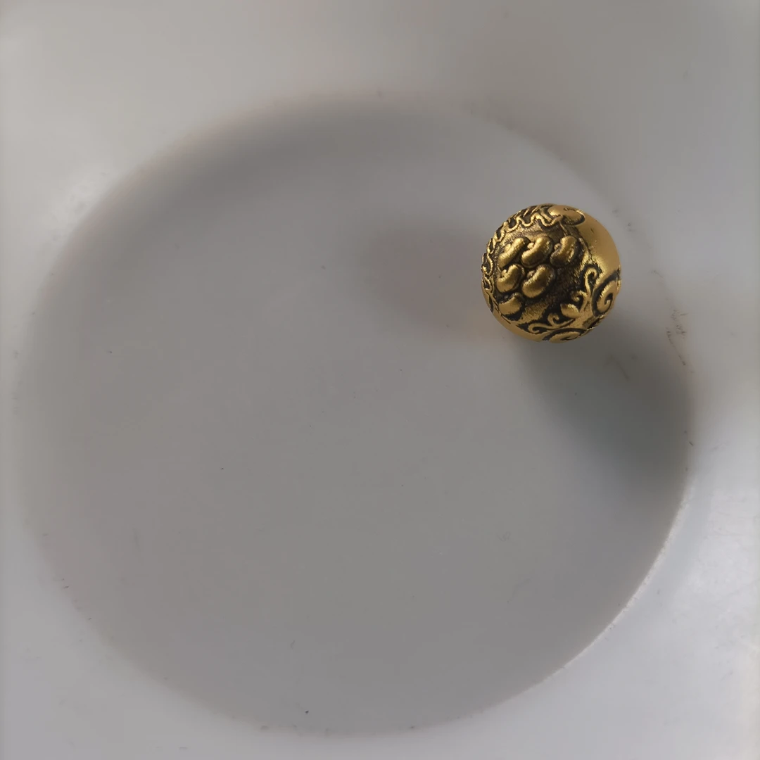 足金卡14大黑天圆珠