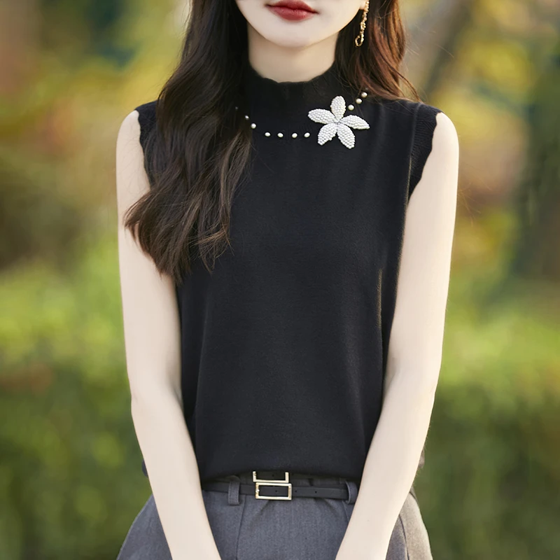 女士秋冬打底背心简约时尚舒适