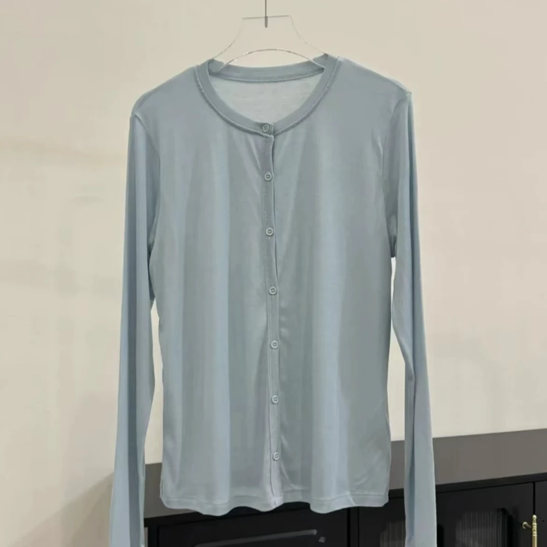 秋季新款开衫纯色休闲百搭显瘦外套长袖