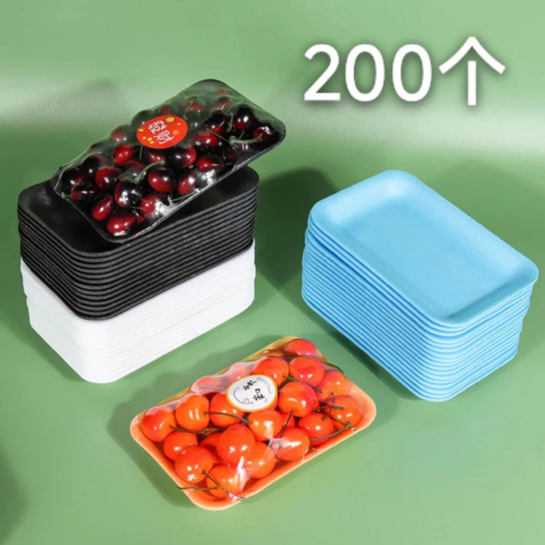 泡沫托盘一次性 200只 长方形