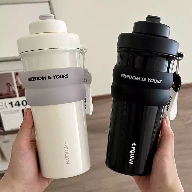 新款保温杯316不锈钢男女生男士高颜值简约便携茶水分离水杯子