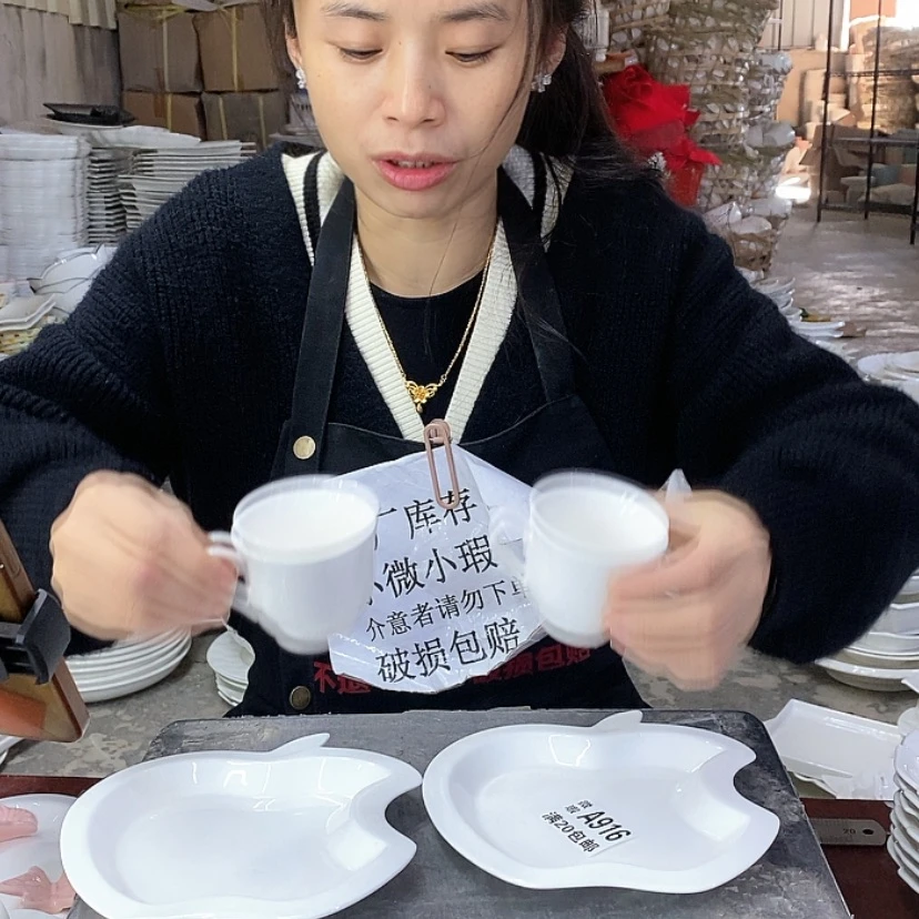 【闪购商品】陶瓷盘916四件套