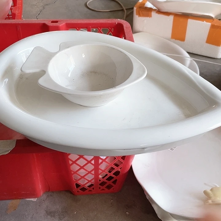 碗粉*瑰两件套水滴中号工厂库存微瑕产品