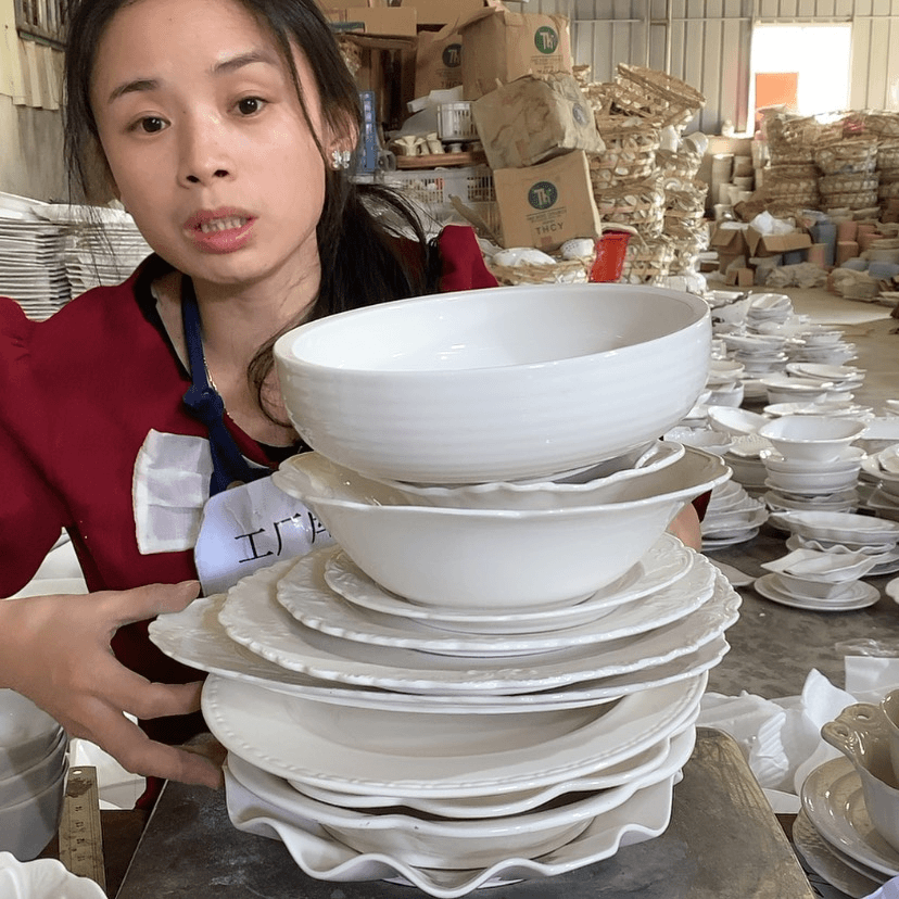 【闪购商品】陶瓷盘372十一件套