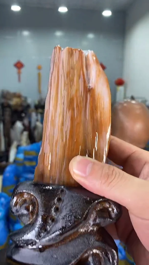 【闪购商品】硅化玉摆件未镶嵌57