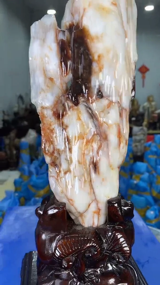 【闪购商品】硅化玉摆件未镶嵌36