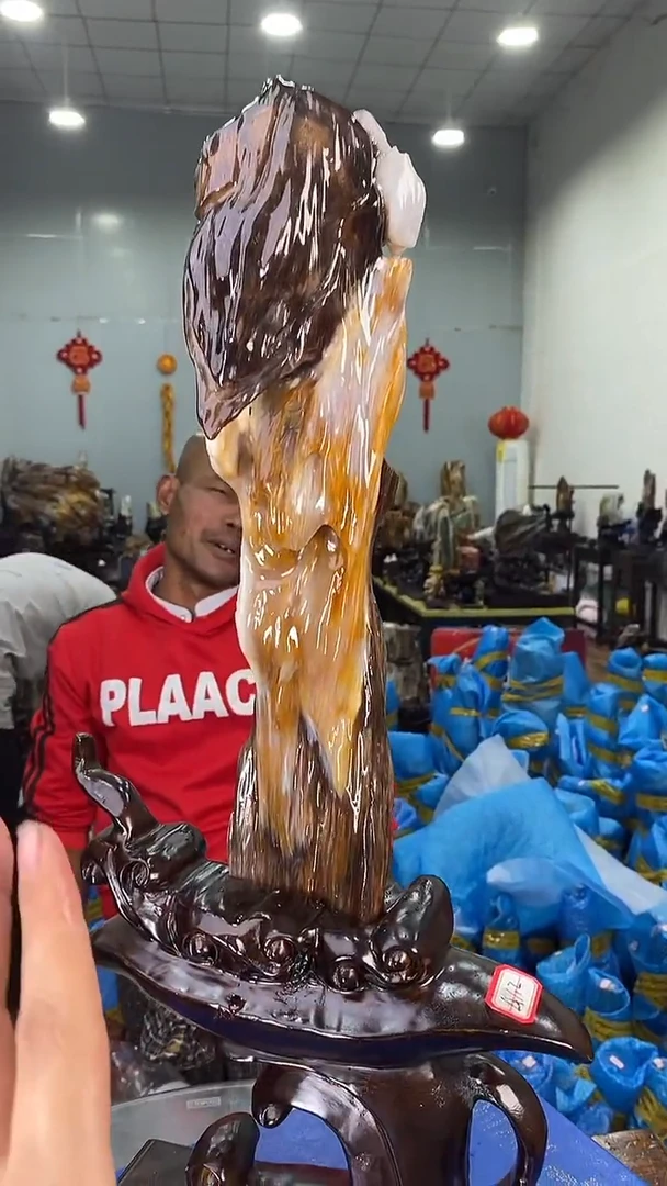 【闪购商品】硅化玉摆件未镶嵌138