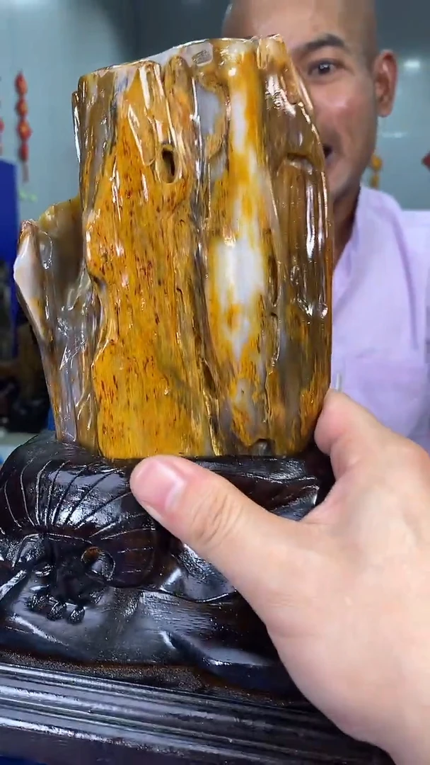 【闪购商品】硅化玉摆件未镶嵌A12