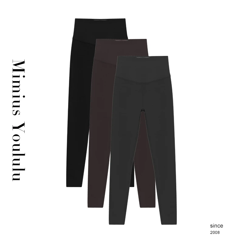 【mimius】&B游鹿鹿 秋冬加绒天然乳胶高弹润肤芭比瑜伽裤 WF10307