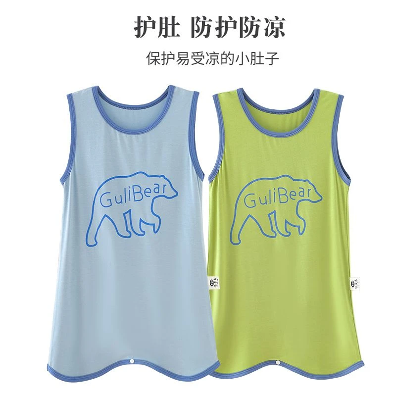 【宝宝连体睡衣】连体睡衣夏季儿童无袖防踢被睡袋科学实验家居服
