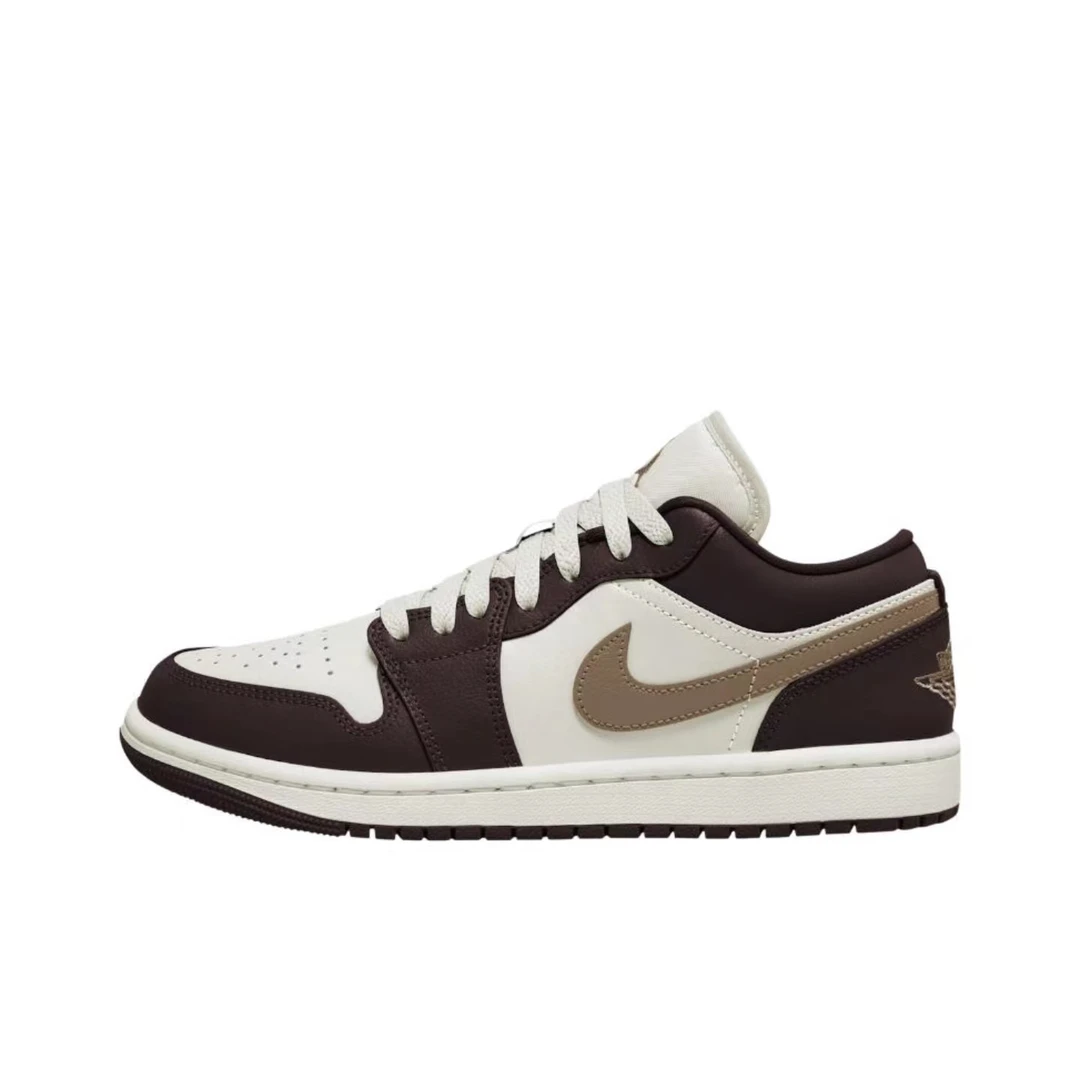 Air Jordan 1Low经典潮流低帮复古篮球鞋女款棕色DC0774-200