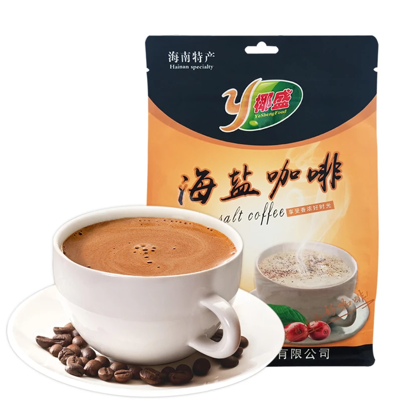 椰盛海盐咖啡320g正宗海南特产速溶三合一咖啡粉冲饮