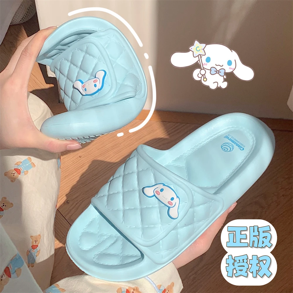 细细条 ins潮卡通ip联名居家平底拖鞋女夏少女心可爱防滑凉拖鞋