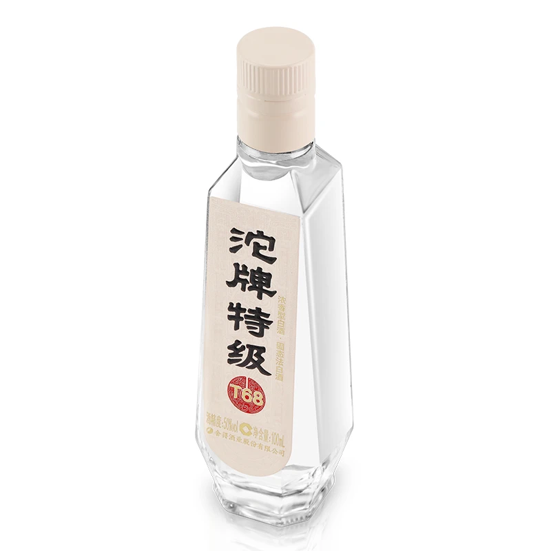 舍得沱牌特级T68小酒 [dr] 100ml小酒浓香型白酒50度100ml*5