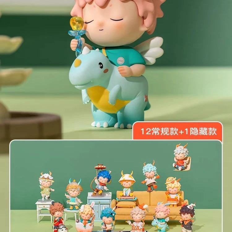 【帮拆】黑玩HUHU周末空想游记盲盒可爱少女潮玩手办公仔