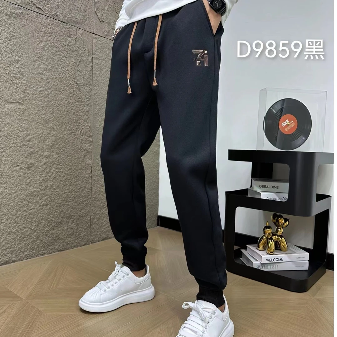 2024男士新品休闲加绒卫裤时尚休闲款9859