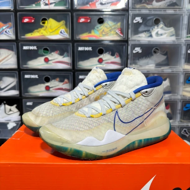 42.5码/kd12白蓝 正品篮球鞋非原盒气垫澎湃95新/公价4243