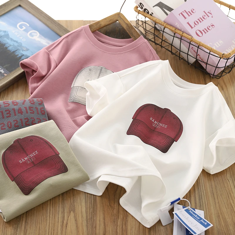 男童短袖T恤夏装时尚白t恤时尚薄款夏季新款洋气中大童装半袖体恤