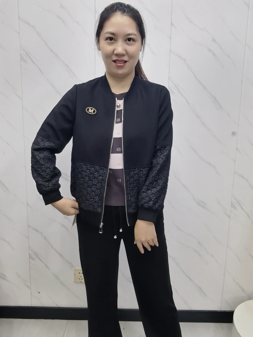 新款时尚洋气百搭棒球衫外套4019