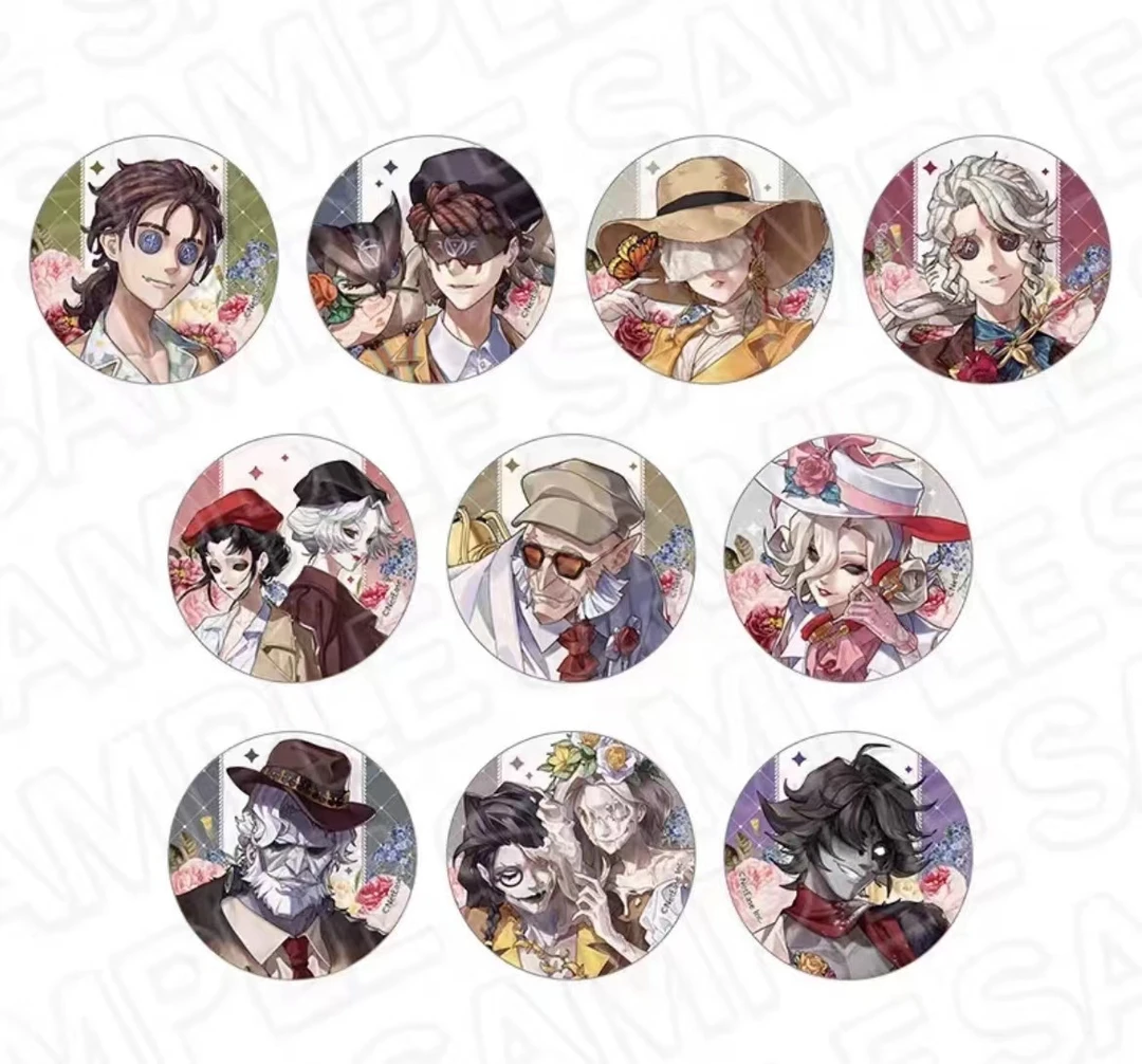 日谷第五人格-法式情人节吧唧-透卡-白情吧唧【直播盲盒代拆】