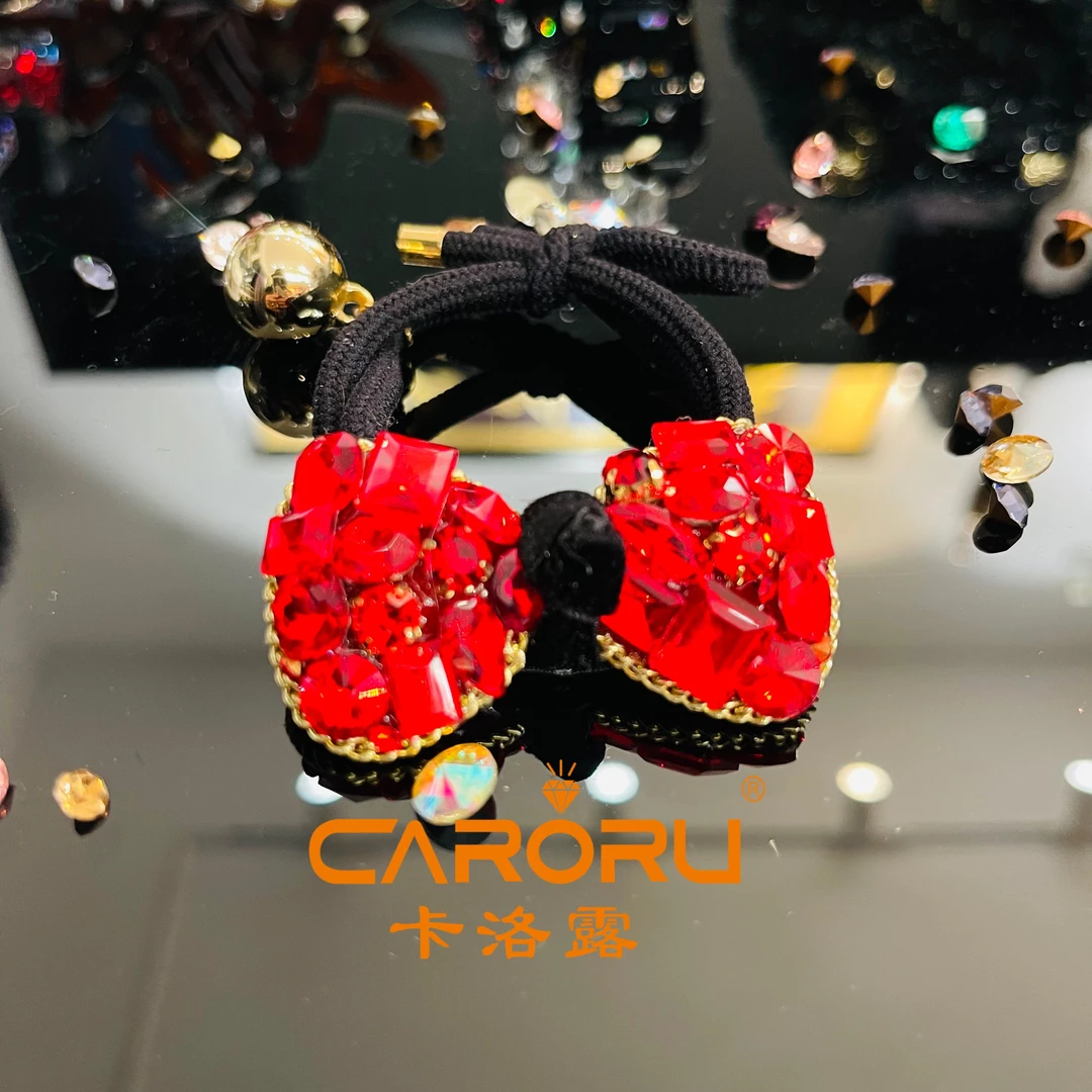 CARORU卡洛露【红姐】韩版气质发圈发饰百搭时尚重工简约复古