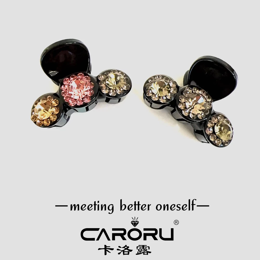 CARORU卡洛露-【小3元·刘海夹】专柜版AB面精致夹3.5cm(两支装)