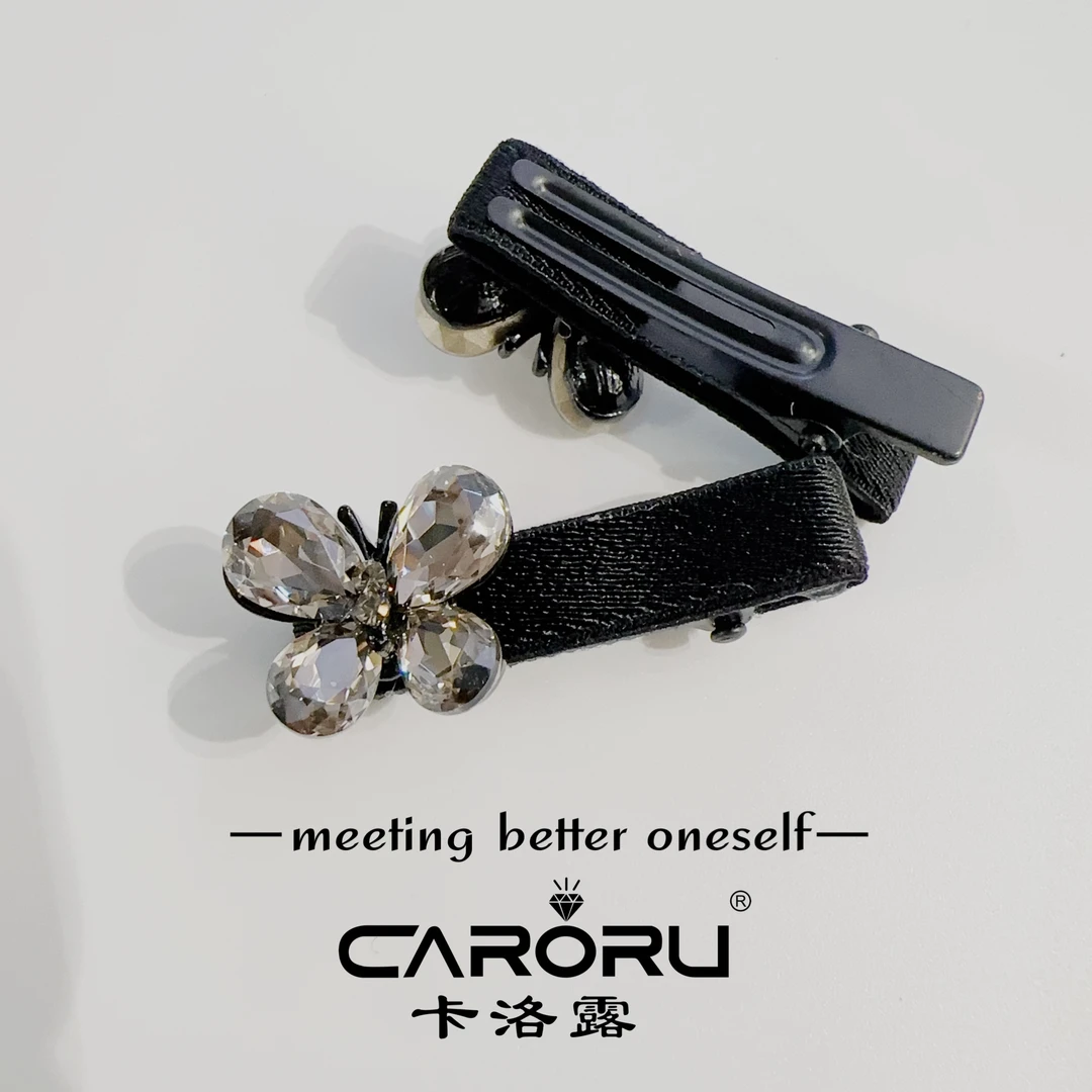 CARORU卡洛露-【水晶蝶】专柜版韩国时尚鸭夹5cm