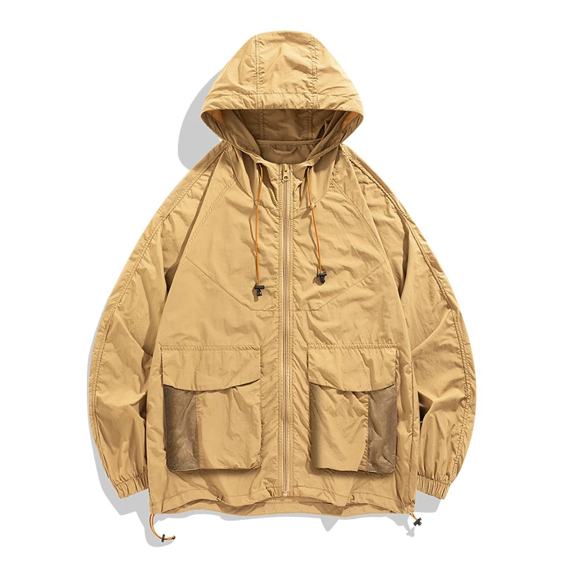 防晒衣男超薄外套男女户外运动透气休闲工装皮肤衣防紫外线风衣