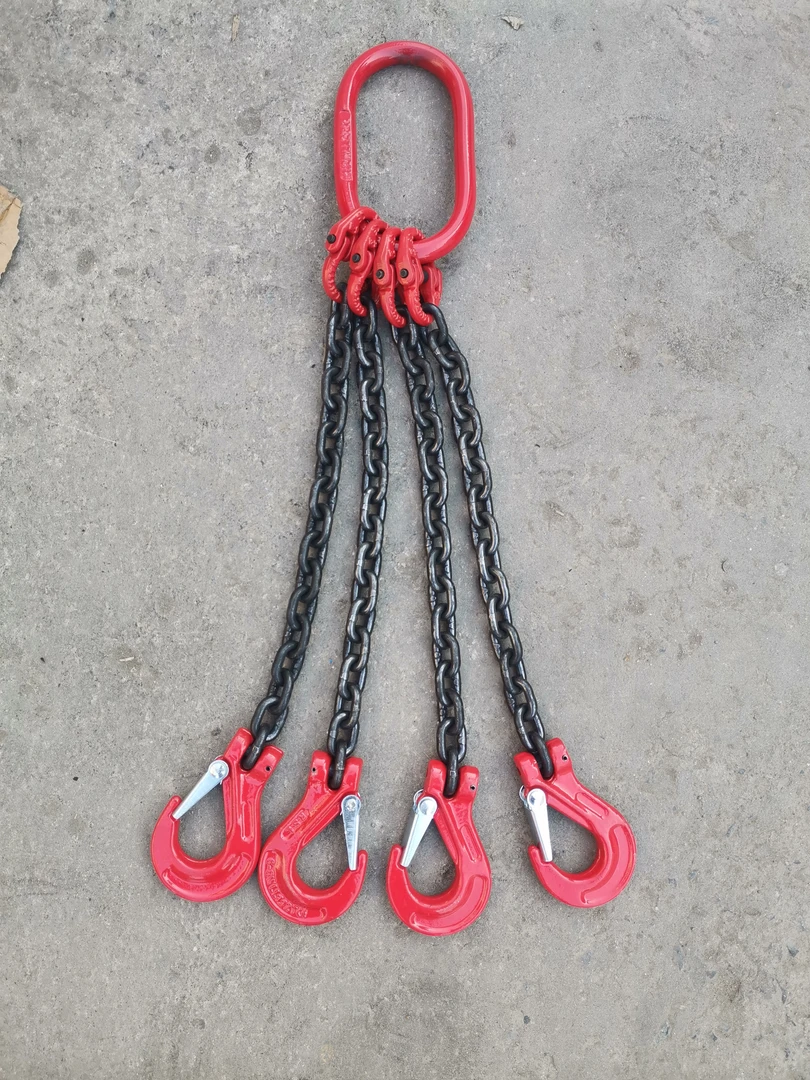 起重链条6个链条0.5米4腿带羊角吊钩