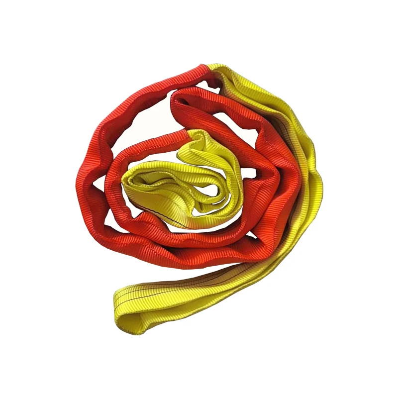 国标工业柔性吊装带双扣环形起重带圆形软吊带吊车吊装带吊装树木