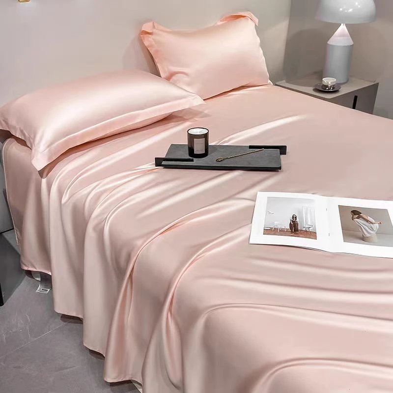 卷边单床单A类长绒棉床单高支高密全棉床单被套高档卷边床单