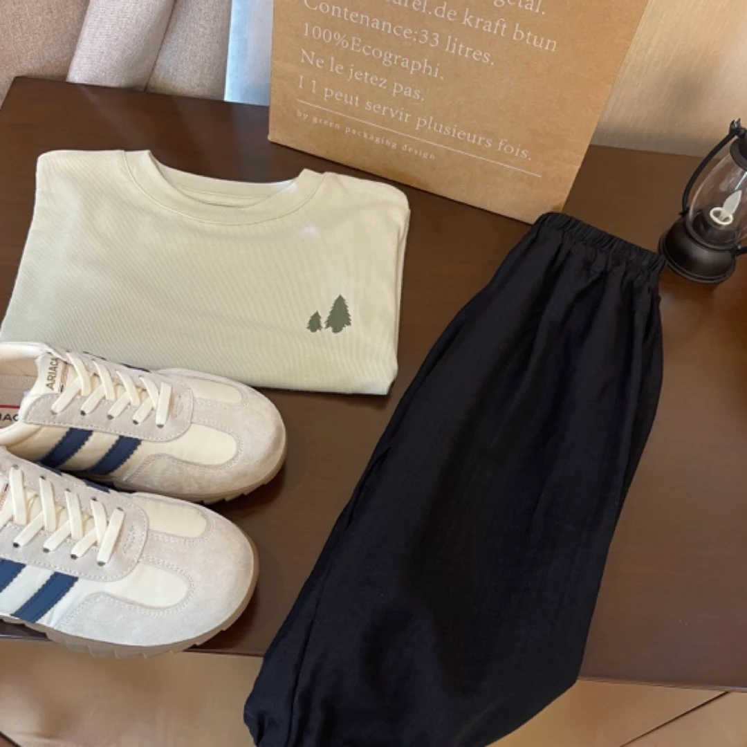 【巨凉体感T】夏季儿童节韩版宽松运动薄款纯色垂顺凉快透气短袖T