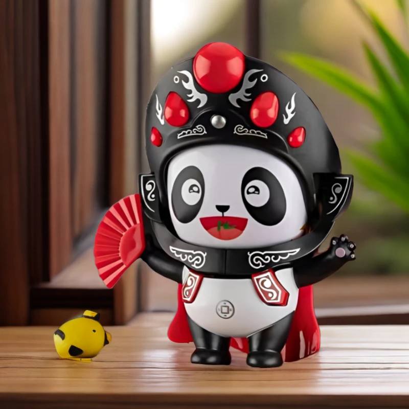 玩具国粹文化玩偶脸谱川剧熊猫娃娃变脸公仔中国艺术纪念品送礼品