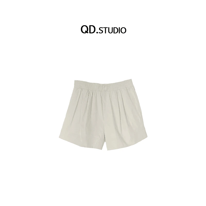 2024年新款大码女装休闲松紧腰短裤2681