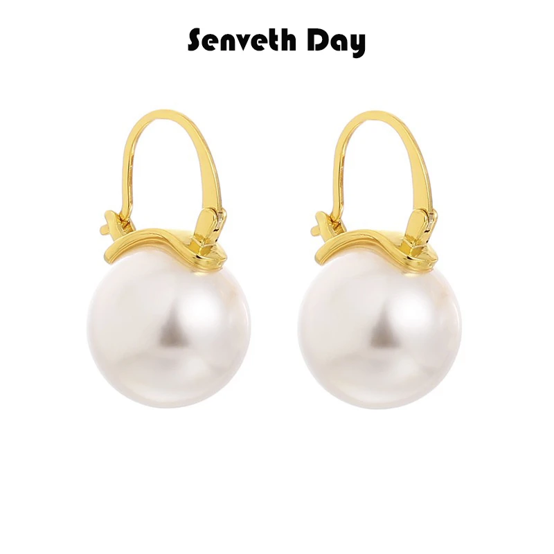 Senveth Day 铜合金耳饰 云光耳环法式复古时尚ins优雅气质耳钉