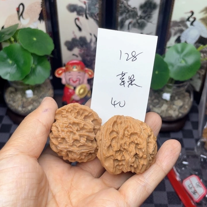 核桃核雕文玩核桃把件哈哈128