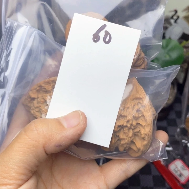核桃核雕文玩核桃把件哈哈60
