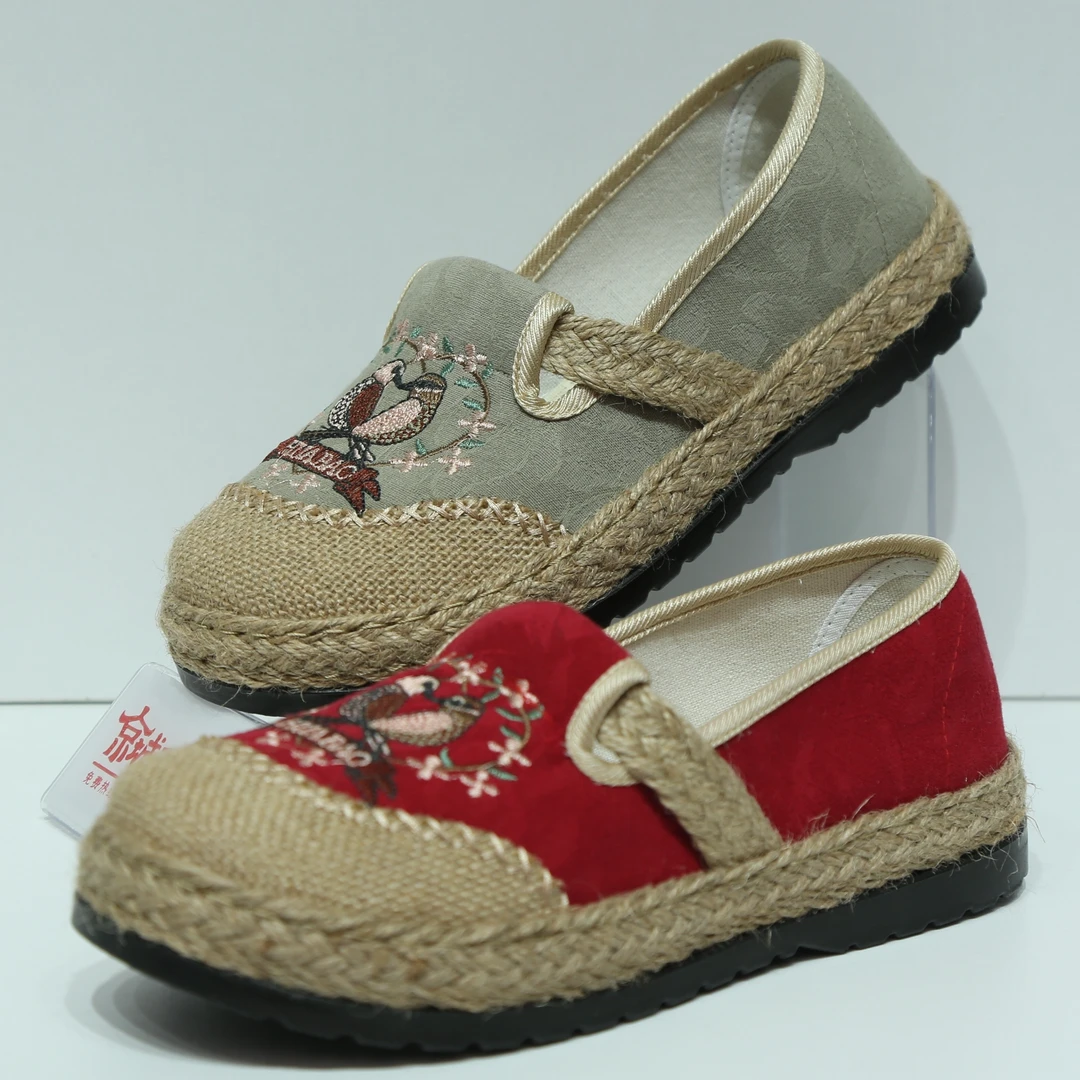 京城印象女款汉服鞋绣花布鞋民族风轻便透气时尚款
