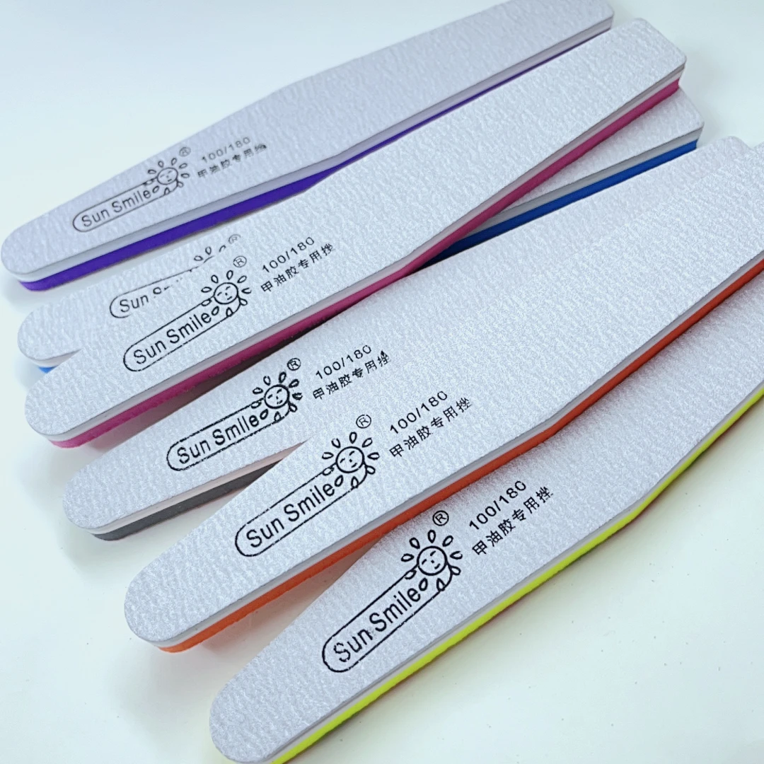 美甲搓两用锉指甲挫修磨形状打磨指甲砂条刻磨搓条海绵挫