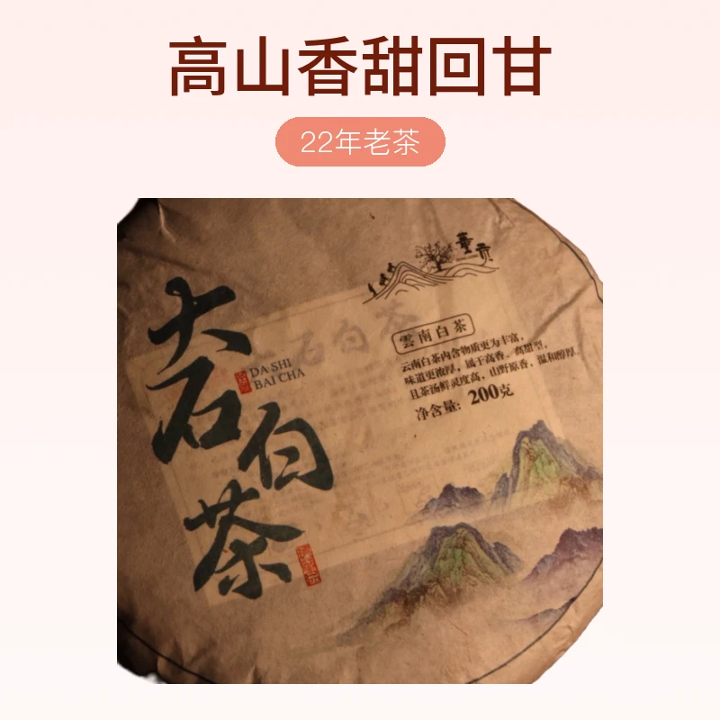 董贡高山白茶云南临沧茶区月光白醇香蜜甜回甘品茗