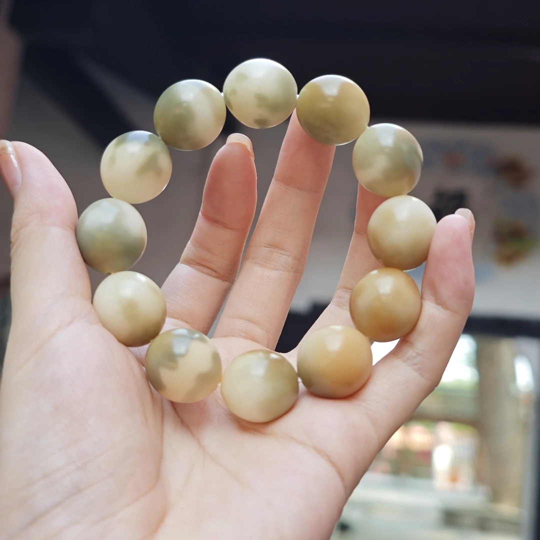 (鹅蛋)天然菩提根文玩手串盘玩好物